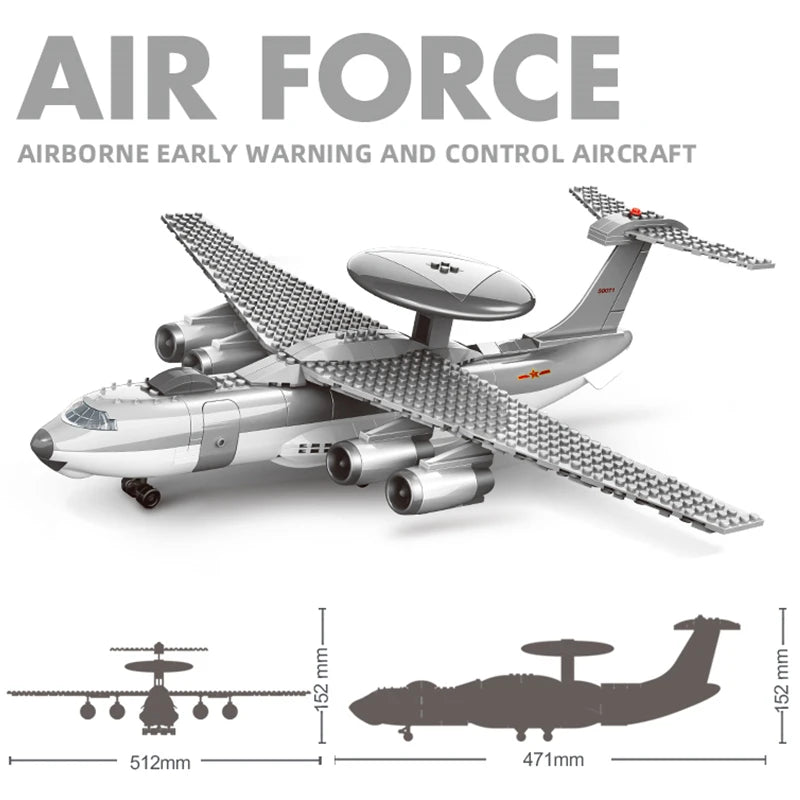 2025 new large F-15 J-20 military combat armed aircraft reconnaissance aircraft building blocks assembled toy boy birthday gift - CADA BRICKS®