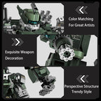 Technic Large Mecha Warrior Building Blocks Set Battle Robots Action Figure Model kits Adult Kids Assembled Toys Gifts For Boys - CADA BRICKS®