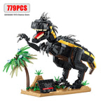 Jurassic Dinosaur World Large Mechanical Tyrannosaurus Rex Building Blocks T-rex Model With Lights Bricks Toys For Children Gift - CADA BRICKS®