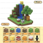 Magnetic Building Blocks Mine World Magnet Cube Set for Boy Girl Kid Age 3+ DIY Model Children Stem STEM Sensory Toy Gift