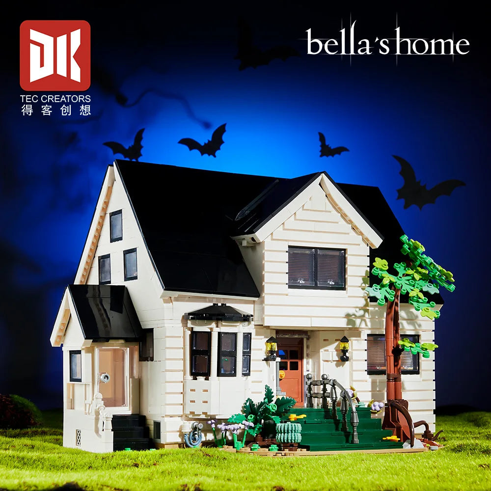 OP VOORRAAD 80022 MOC Bella Villa Bouwstenen Model Constructie Huis Bakstenen Samenstellen Speelgoed voor Jongens Kerstcadeau Set