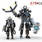 Christmas toys Skibidi Toilet The Audio Man and TV Titan Man Speakerman Moc Building Blocks For Toys DIY Bricks Toy Set - CADA BRICKS®