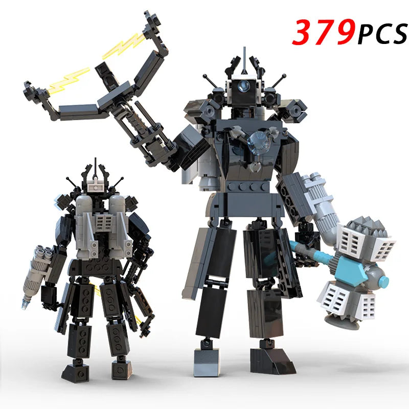 Christmas toys Skibidi Toilet The Audio Man and TV Titan Man Speakerman Moc Building Blocks For Toys DIY Bricks Toy Set - CADA BRICKS®