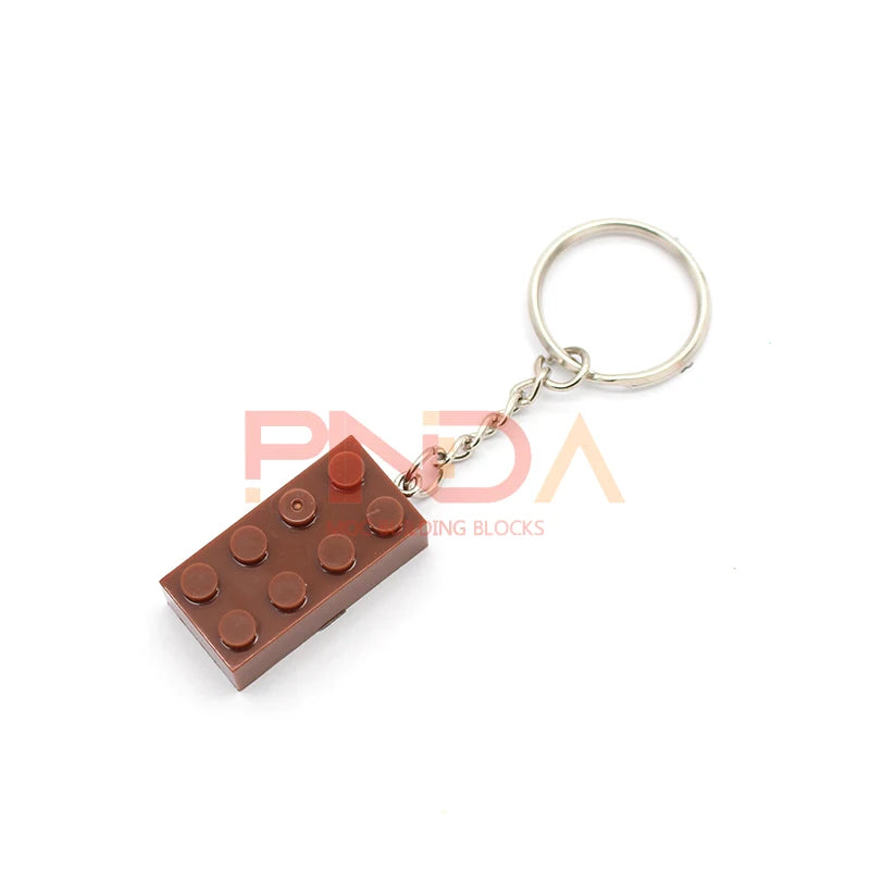 10Pcs MOC 2x4  Key Chain  Building Blocks Creative Gift  with MOC Brick Keychain Bricks Plate Compatible - CADA BRICKS®