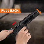 Mould King 14004 Scale Desert Eagle Building Kit with Functional Trigger Collectible Model for Adults Teens Gift Educational Toy