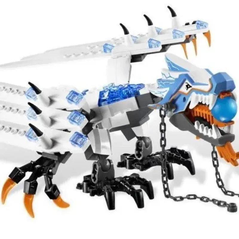 In Stock Initial Frost Dragon Model Robot Mech Educational Building Toy for Boys, DIY Holiday Gift and Collectible Item - CADA BRICKS®