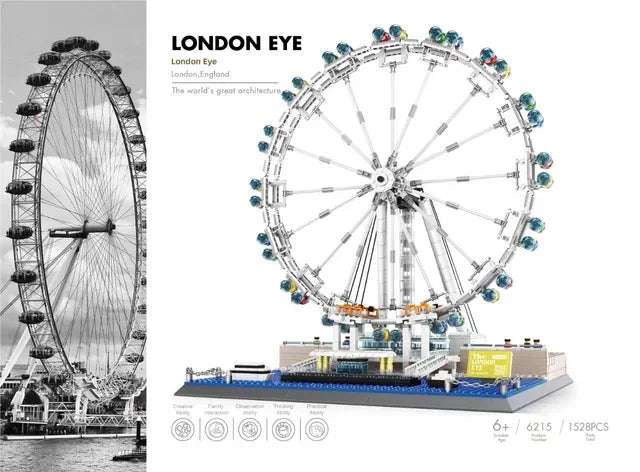 MOC World Famous Architecture Edifice Opera House Building Blocks Villa Savoye Bridge Tower Toy Children Birthday Christmas Gift - CADA BRICKS®