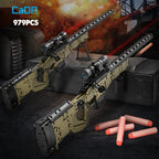 Cada 979Pcs City Technical  Police Military Weapon Sniper Rifle Building Blocks WW2 For Assault Rifle Bricks Toys for Kids Gifts - CADA BRICKS®