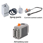 Technical  spray smoke Motor Sprayer Bricks Mould King Fogger for Legoeds Building Blocks MOC Train Car Parts Motor Model