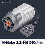 Technical Electronic Building Block MOC Refit Accessories Micro-motor RC Power Functions Parts Creative DIY Car Bricks Kids Toys - CADA BRICKS®