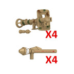 WW2 Militaire Duitse Wapen Bouwstenen Soldaten Actie Figuren Anti Tank Raketwerper IJzeren Vuist 60 MOC Speelgoed Bouwstenen N6001