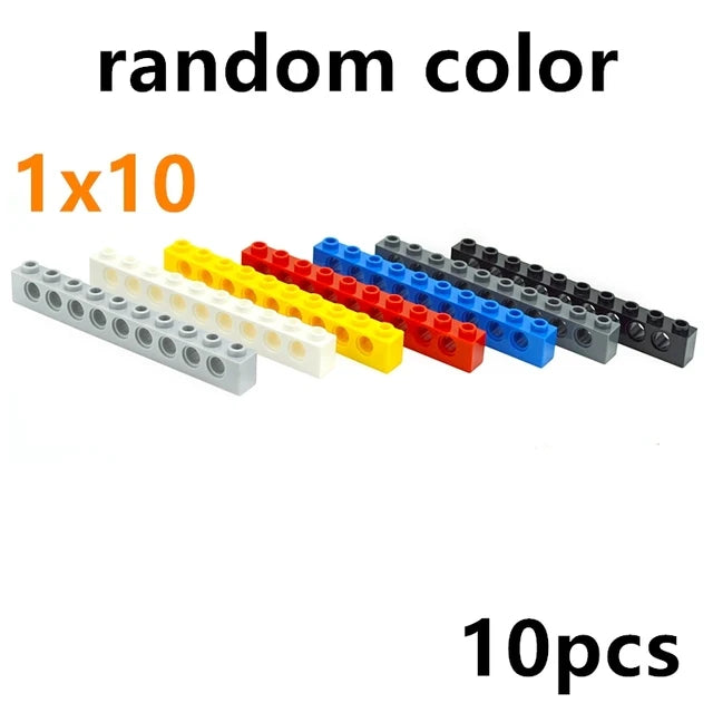 Technical Building Block MOC Combination Studded Long Beam with Hole Thick Bricks Compatible 3703 32018 3895 2730 3894 3701 3700 - CADA BRICKS®