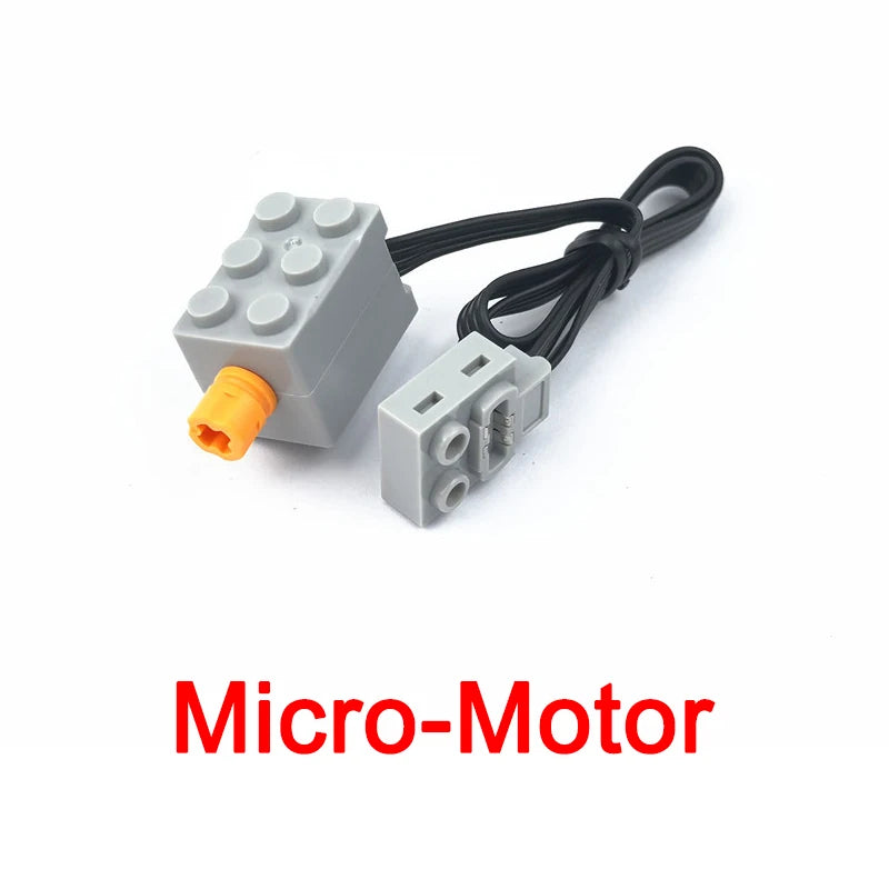 Technical Electronic Building Block MOC Refit Accessories Micro-motor RC Power Functions Parts Creative DIY Car Bricks Kids Toys - CADA BRICKS®