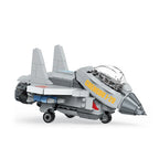 KNEW BUILT Fighter Jet Mini Building Block Toy Set for Kids Boy Adult Beginner Military Plane Airplane Pirate Transporter Brick