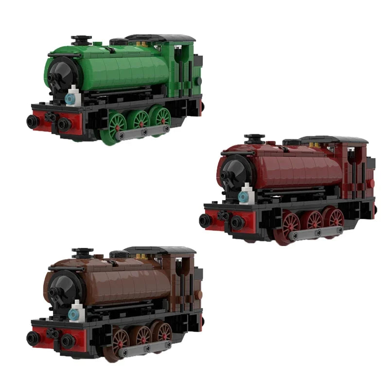 Popular Anime Train Model MOC Building Bricks 0-6-0ST Tank Engine Modular Technology Gifts Holiday Assemble Children Toys Suit - CADA BRICKS®