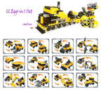 Jurassic World Building Blocks Twisted Egg Truck Dinosaur Eggs Car Train Racing Set Compatible Legodinosaur Toy Children's Gifts