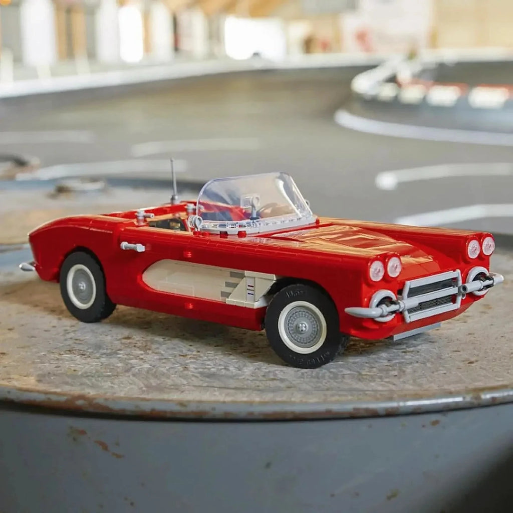 2023 NEW 10321 Retro Sport Car Chevroleted Corvetted Technical Building Blocks Bricks Assemble Vehicle Toys Boyfriend Gift