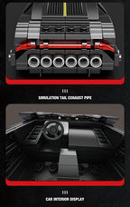 City Classic Champions Racing Car Building Blocks Model Speed Sport Cars Toys Racers Vehicle Bricks Festival Gifts for Boys Kids