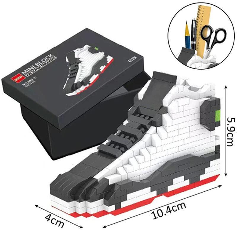 DIY Mini Building Block Boys Sport Basketball Shoes Sneakers Model Anime Buliding Bricks Toys Assembly For Blocks Toy Kids Gifts - CADA BRICKS®