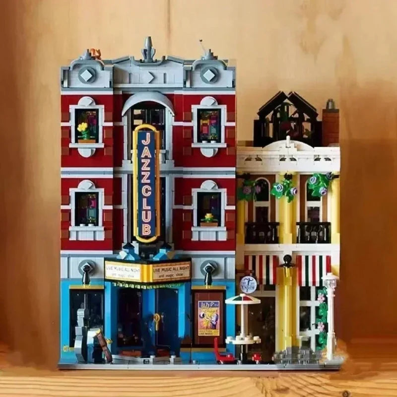 Creatoring Expert Brick Bank Detective's Assembly Square Model MOC Street View  Building Blocks Toys 10255 10251 10211 10185 - CADA BRICKS®