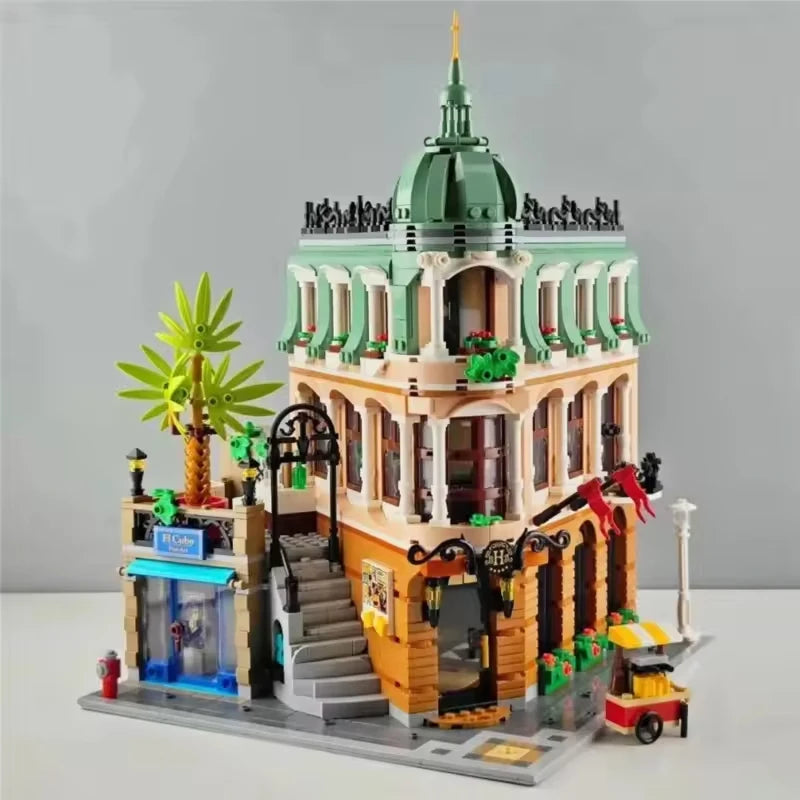 Creatoring Expert Brick Bank Detective's Assembly Square Model MOC Street View  Building Blocks Toys 10255 10251 10211 10185 - CADA BRICKS®