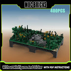 Exquisite new MOC building block model, Chinese style architectural pagoda technology, modular children's toy gift DIY set