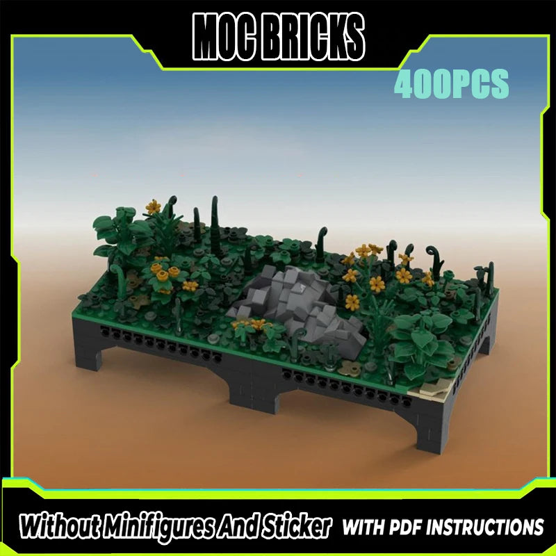 Exquisite new MOC building block model, Chinese style architectural pagoda technology, modular children's toy gift DIY set