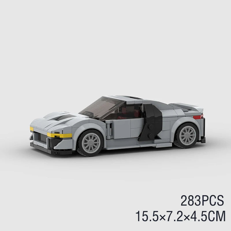 MOC Speed Champions Super Race Car F1 Great Vehicle Racing Model Building Blocks Bricks Sports Pickup Truck City Technique Toy - CADA BRICKS®