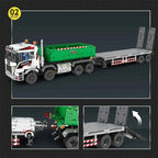 2950PCS Technical Truck Crane Vehicle Building Blocks Hook Lifting Truck Car Trailer Tow Model Bricks Toy For Kids Holiday Gifts