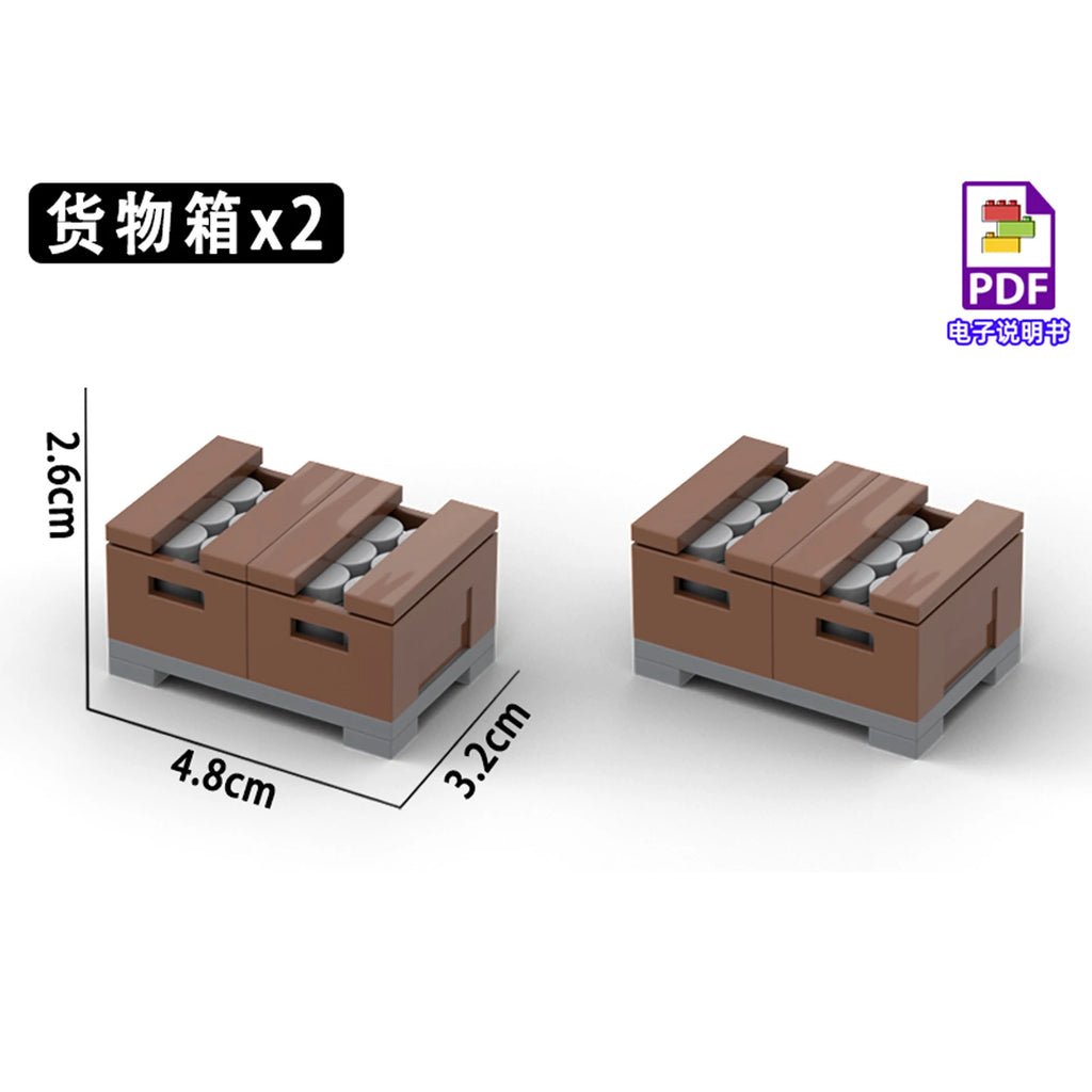 City Construction Building Blocks Set with Truck Crane Forklift Fuel Tank Transport Toy