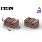 City Construction Building Blocks Set with Truck Crane Forklift Fuel Tank Transport Toy