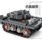 World War 2 WW2 Army Military Soldiers SAWT Soldiers The King Tiger Heavy Tank DIY Model Building Blocks Bricks Children'S Toys - CADA BRICKS®