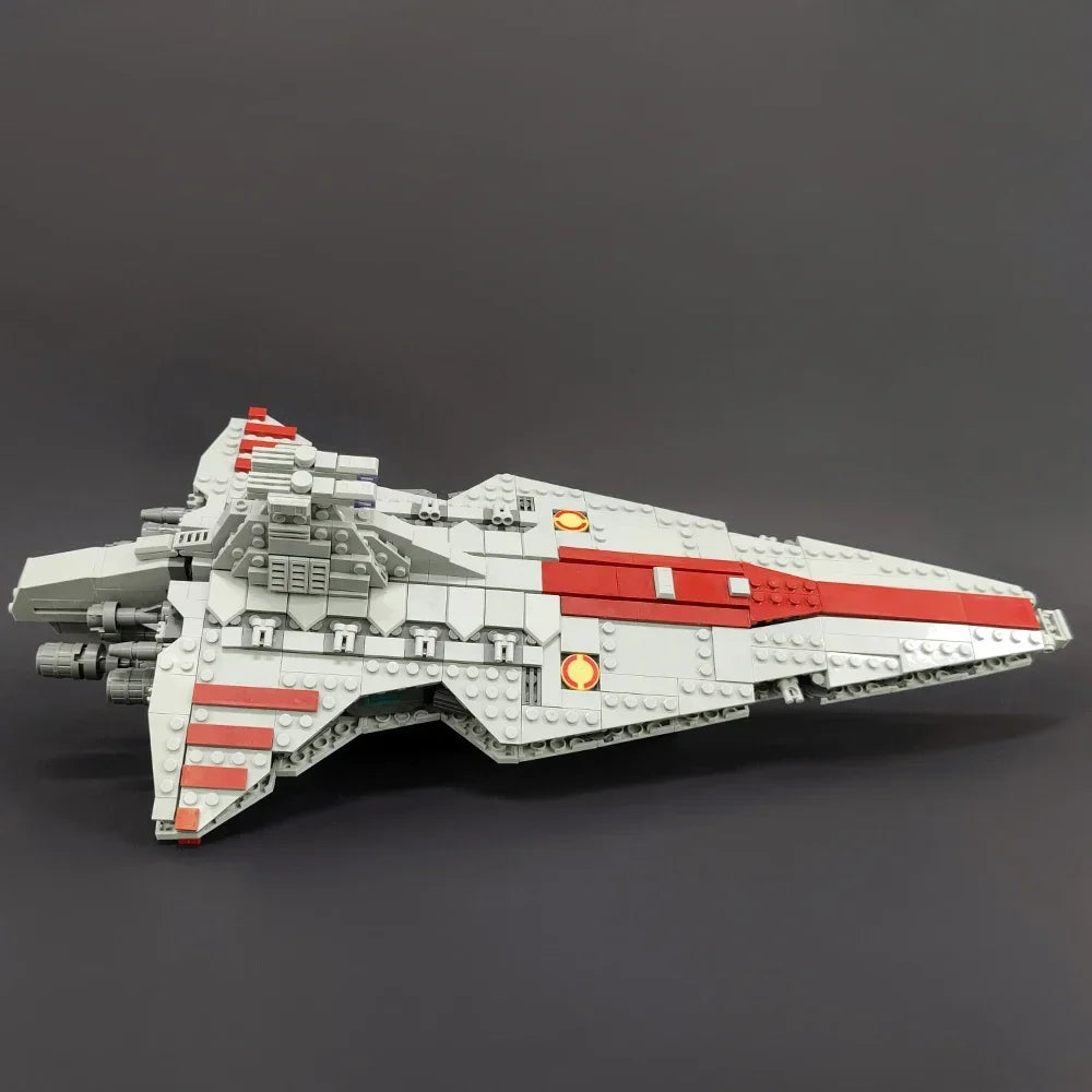 High-tech Moc Venator Attack Cruiser Fighter Destroyer Brick Technical Model Building Star Blocks Space Ship Toys - CADA BRICKS®