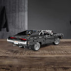 Modèle de bloc de construction de voiture technique Dodge Charger Voiture de sport dans le film Fast and Furious Véhicule de course Briques Jouets Cadeaux pour petit ami