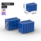 City Construction Building Blocks Set with Truck Crane Forklift Fuel Tank Transport Toy