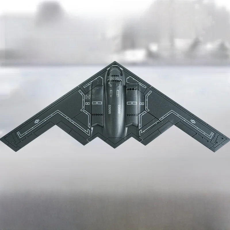 Geassembleerd Vliegtuigmodel Speelgoed voor Jongens Tank Militaire Simulatie Bouwblokken Geschenk B2 Stealth Bomber J20 Su35 Ghost