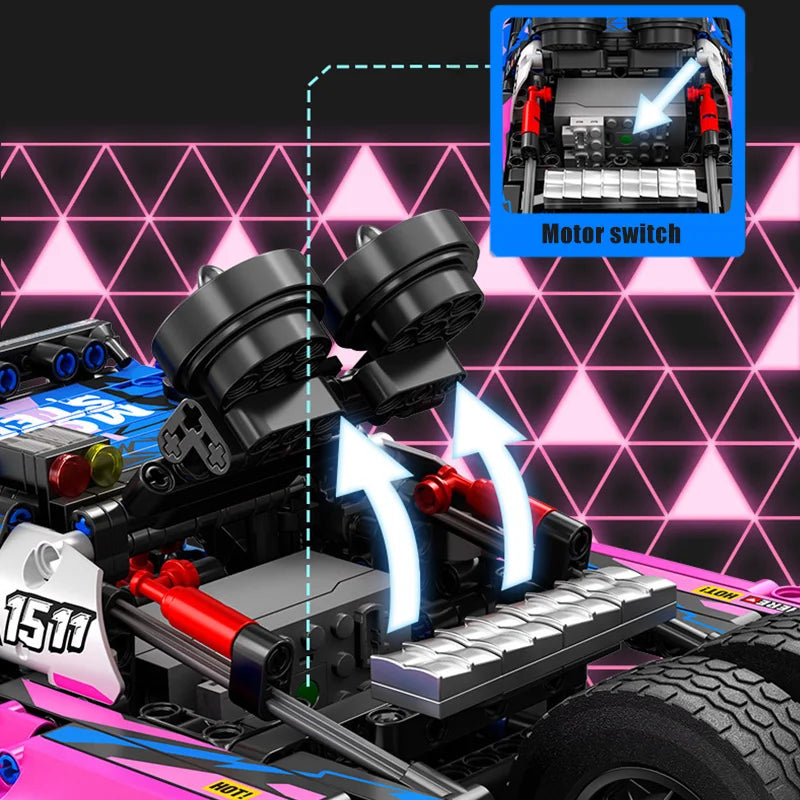 Expert Technique Voiture de Sport Tout Terrain Blocs de Construction Modèle Ville Véhicule de Course Mécanique Super Briques MOC Jouets Pour Enfants Cadeau