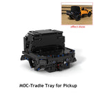Technical Can Tilted Pickups F-150 Raptor Trailer Model Building Blocks DIY 42126 MOD Bricks Assembly Set Children's Toy Gifts