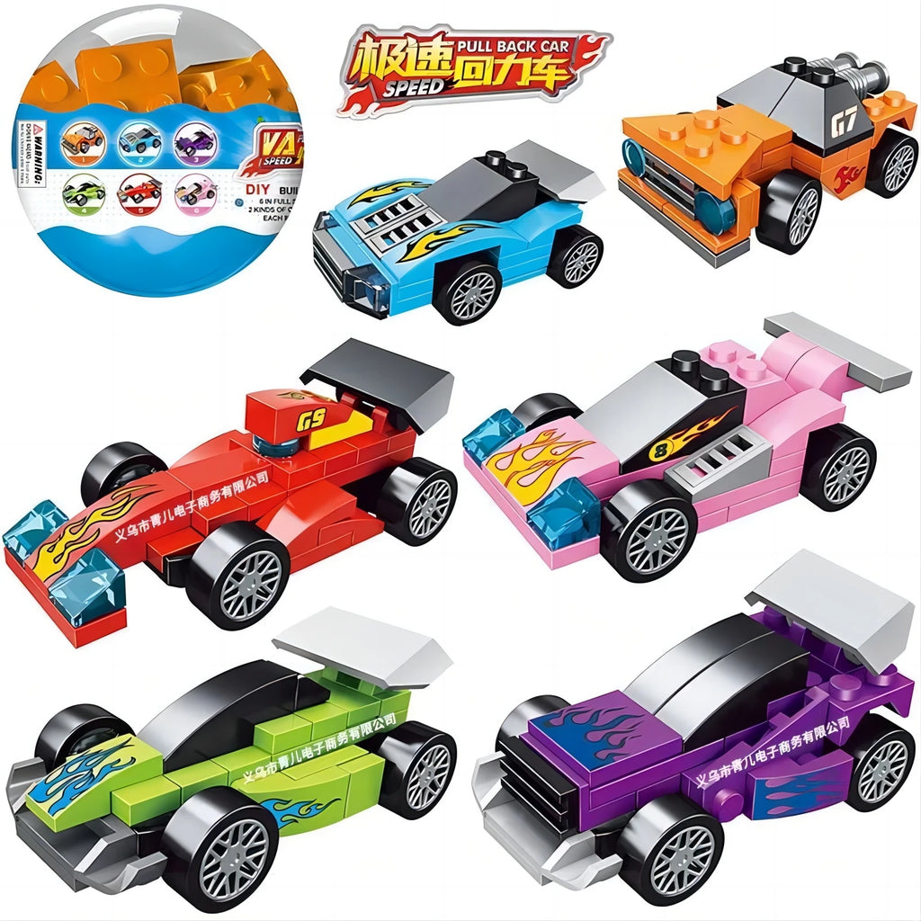 Jurassic World Building Blocks Twisted Egg Truck Dinosaur Eggs Car Train Racing Set Compatible Legodinosaur Toy Children's Gifts