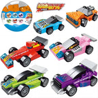 Jurassic World Building Blocks Twisted Egg Truck Dinosaur Eggs Car Train Racing Set Compatible Legodinosaur Toy Children's Gifts