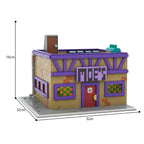 MOC Modular Moe's Tavern Building Kit from Movie Simpson,Medieval Street Architecture Model Toys Adults Gifts - CADA BRICKS®
