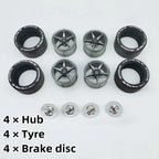 Car Colour Change External Part Wide Body Wheel Arch Modification Accessories Compatible CADA C61048 Fantasma MOC Building Block