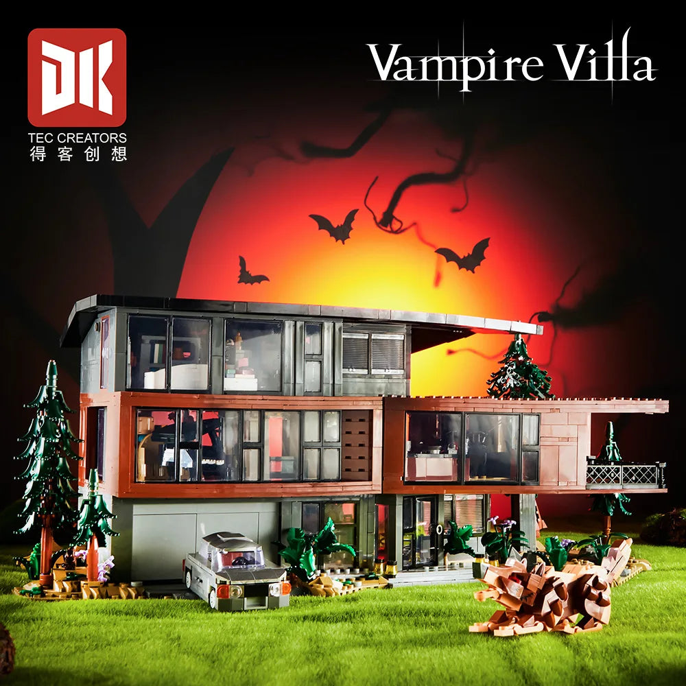 IN STOCK MOC Idea Construction Cullen House Building Blocks Model Hawke Villa Bricks Assembling Toys for Children Gift Set