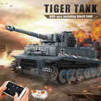 Mould King 20014 Military RC Tank Building Blocks The German Tiger Heavy Remote Control Tank Track Construction Model Toys