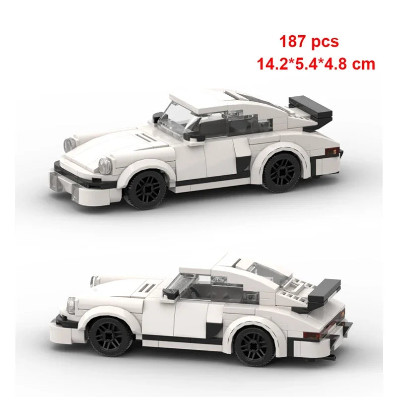Moc Speed Champion Technical Car City Vehicle Racing Car Building Blocks Sports Car Garage Carro Rennau Voiture Creative Toys - CADA BRICKS®