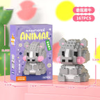 Cat Micro Diamond Small Particles Assembled Building Blocks Animals Mini Brock Building Construction Toys for Kids Boys  9 to 12 - CADA BRICKS®
