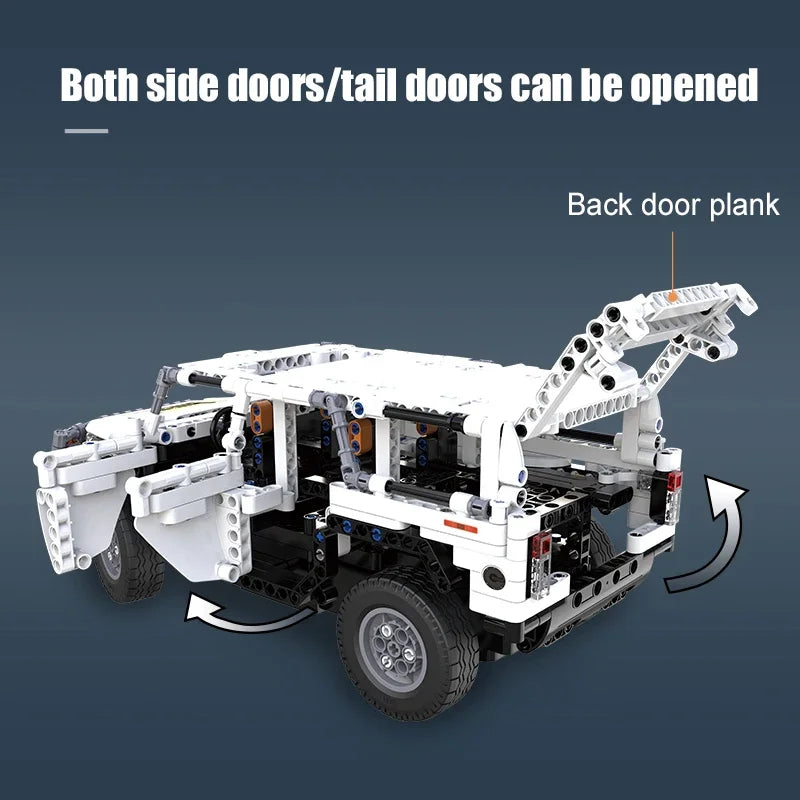 Cada 575Pcs Warrior H2 Remote Control Car Building Blocks City Racing Car AWD SUV RC Bricks Gifts Toys for Children - CADA BRICKS®