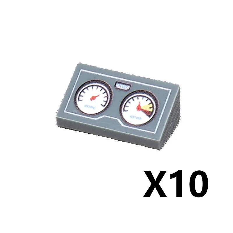 City Printed Accessories Building Blocks Computer Controller Monitor Keyboard Dashboard Mobile Phone Radio Mini Bricks Kids Toys - CADA BRICKS®