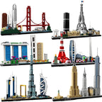 Architecture Set San Francisco New York Pairs Dubai City Skyline Building Blocks Tokyo Shanghai Singapore Construction Brick Toy