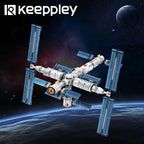 Keeppley Building Block Tiangong Manned Space Station Assembly Model Space Decoration Children's Toy  Birthday Gift
